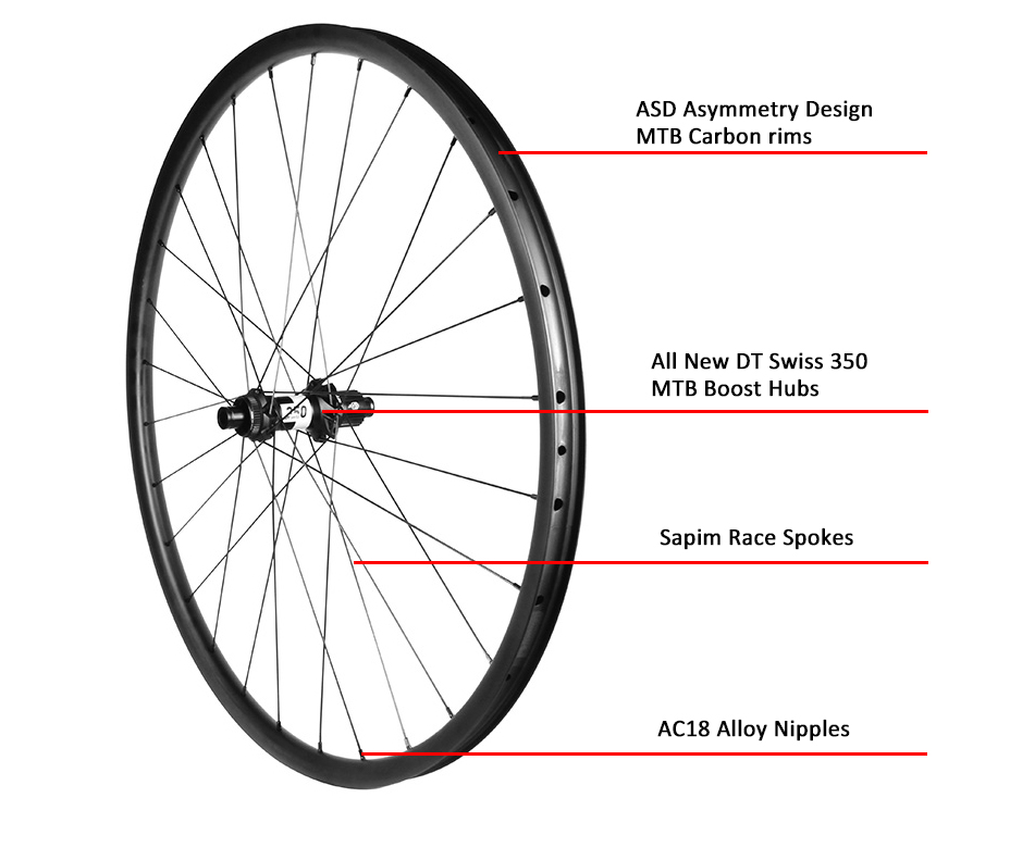 DT350S boost mountain bike wheel