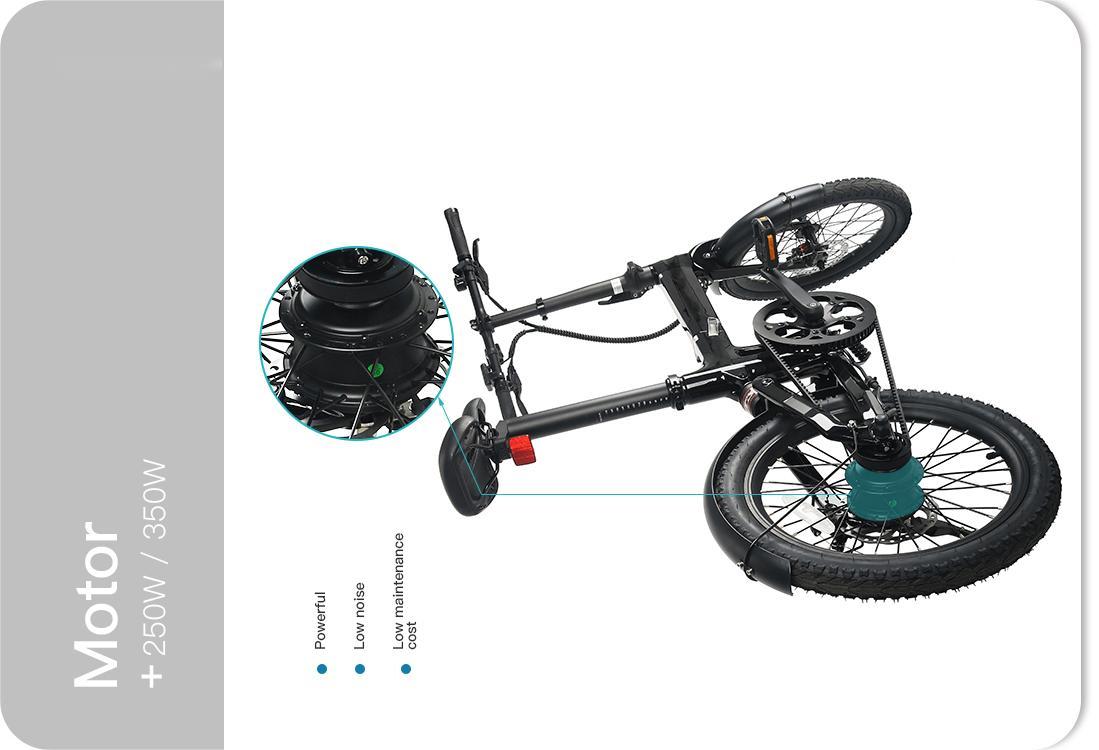 LCE-XO faltbarer Carbon-E-Bike-Motor