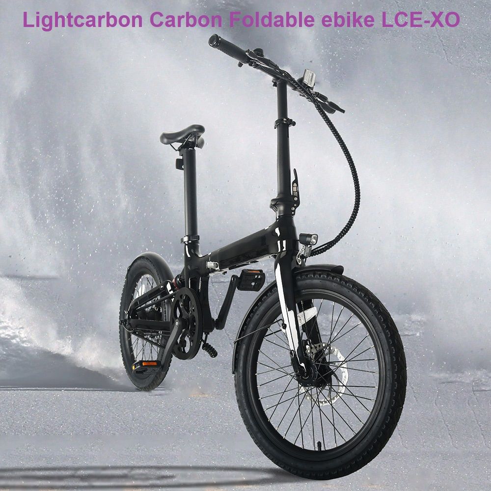 LightCarbon faltbares Carbon-E-Bike LCE-XO