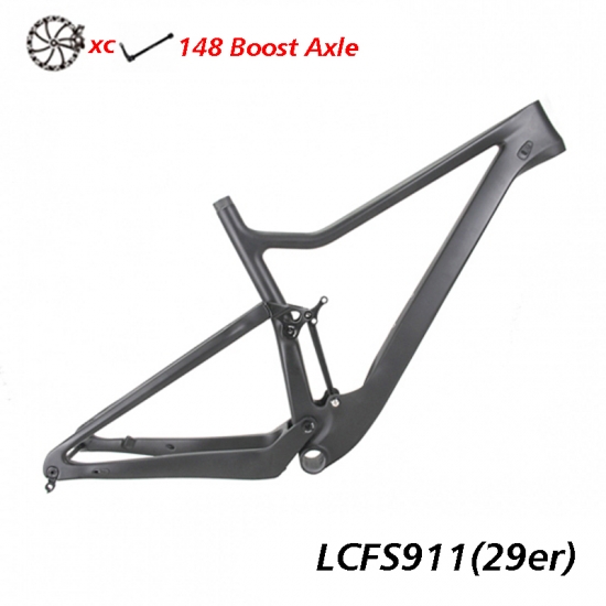 full suspension XC mountain bike frame
